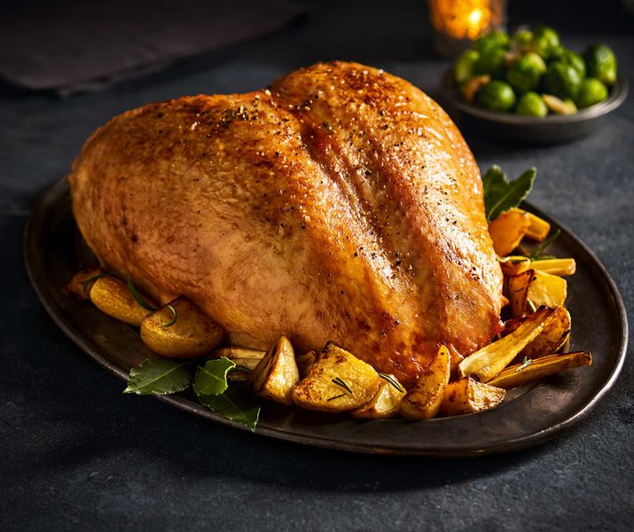 The Best British Free Range Bronze Turkey Crown - Medium 15-259kg Morrisons Food To Order