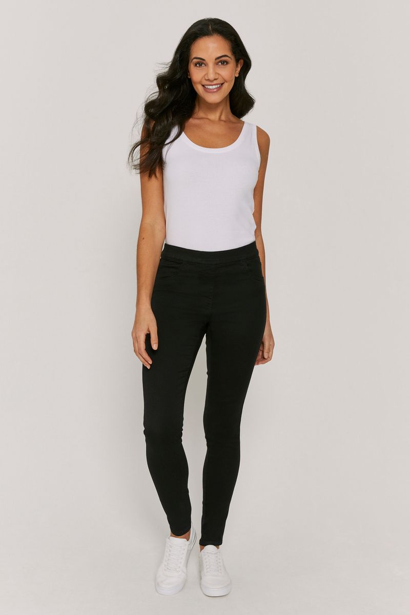 Black Jersey Jegging