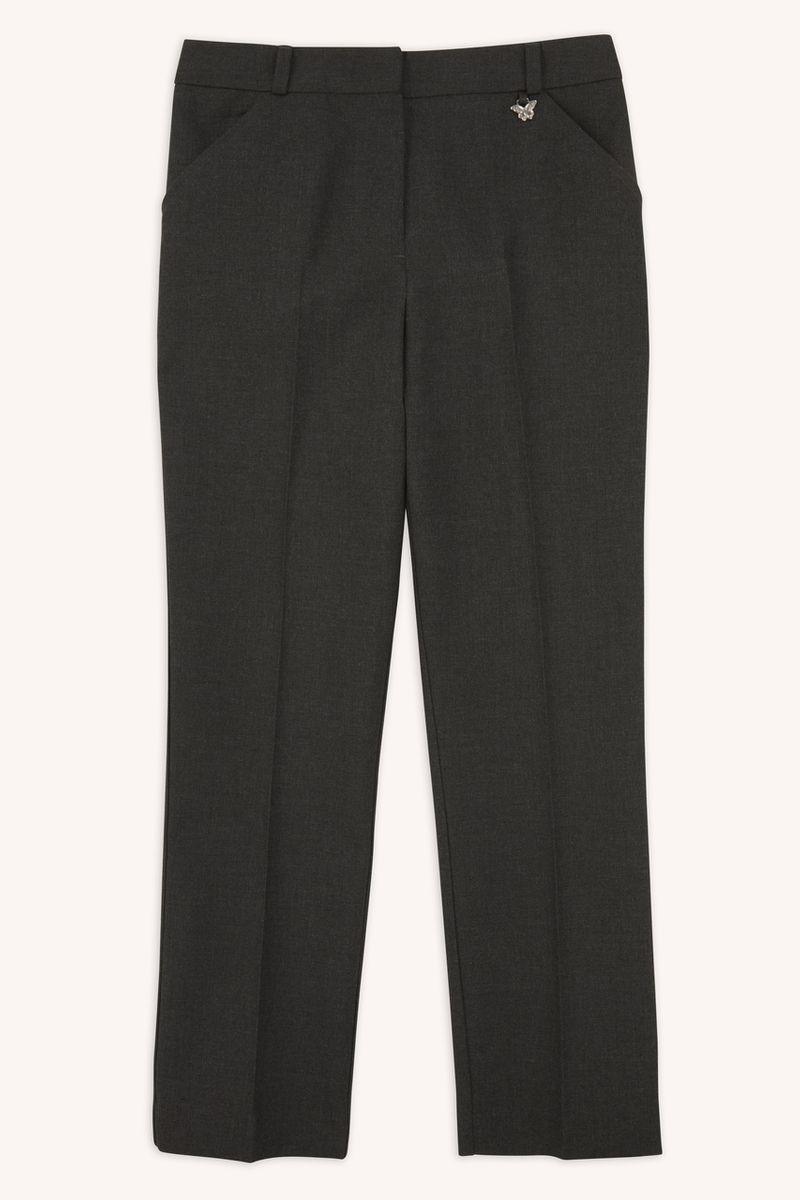 Charcoal Slim Leg Trousers