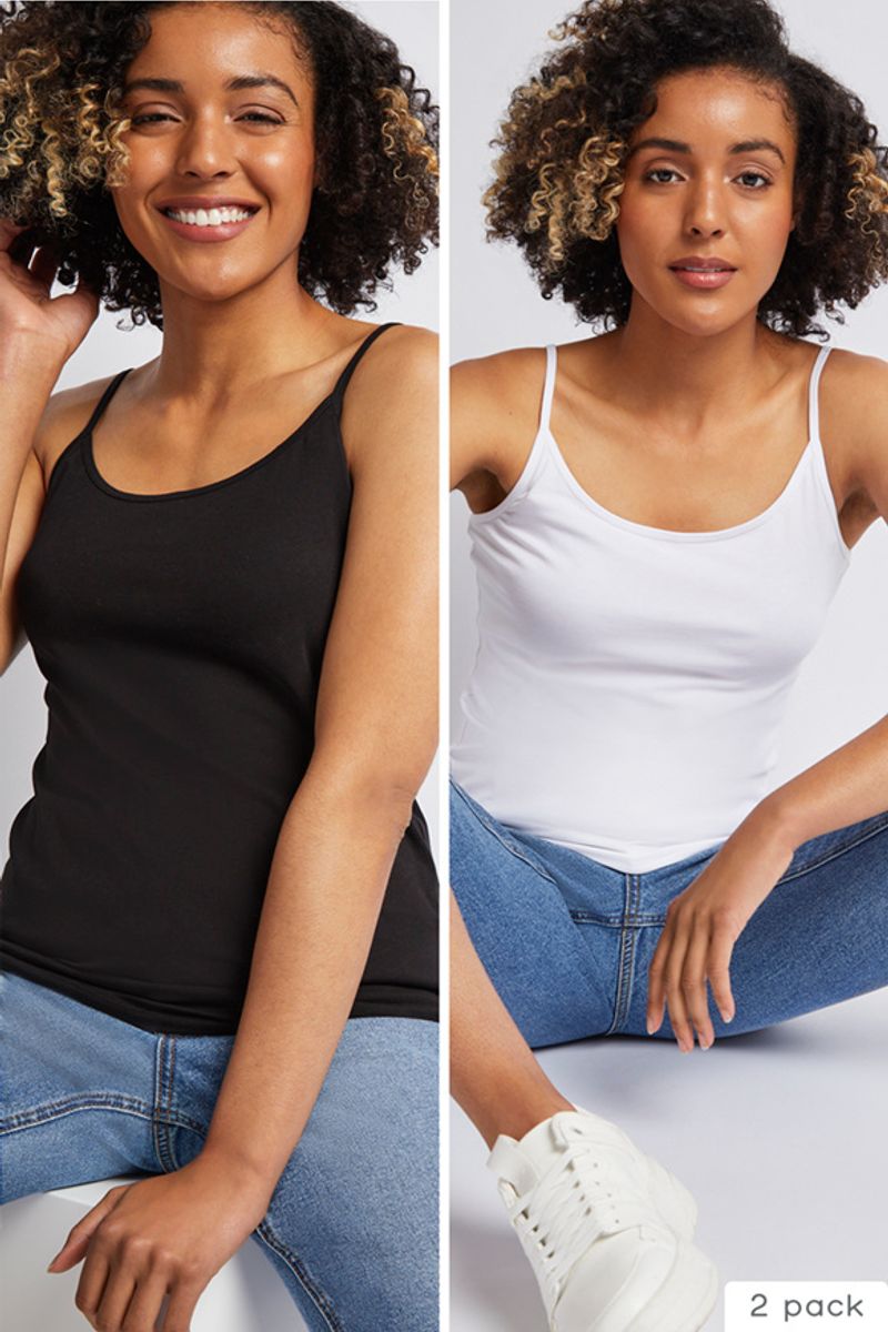 Black & White 2 Pack Camis