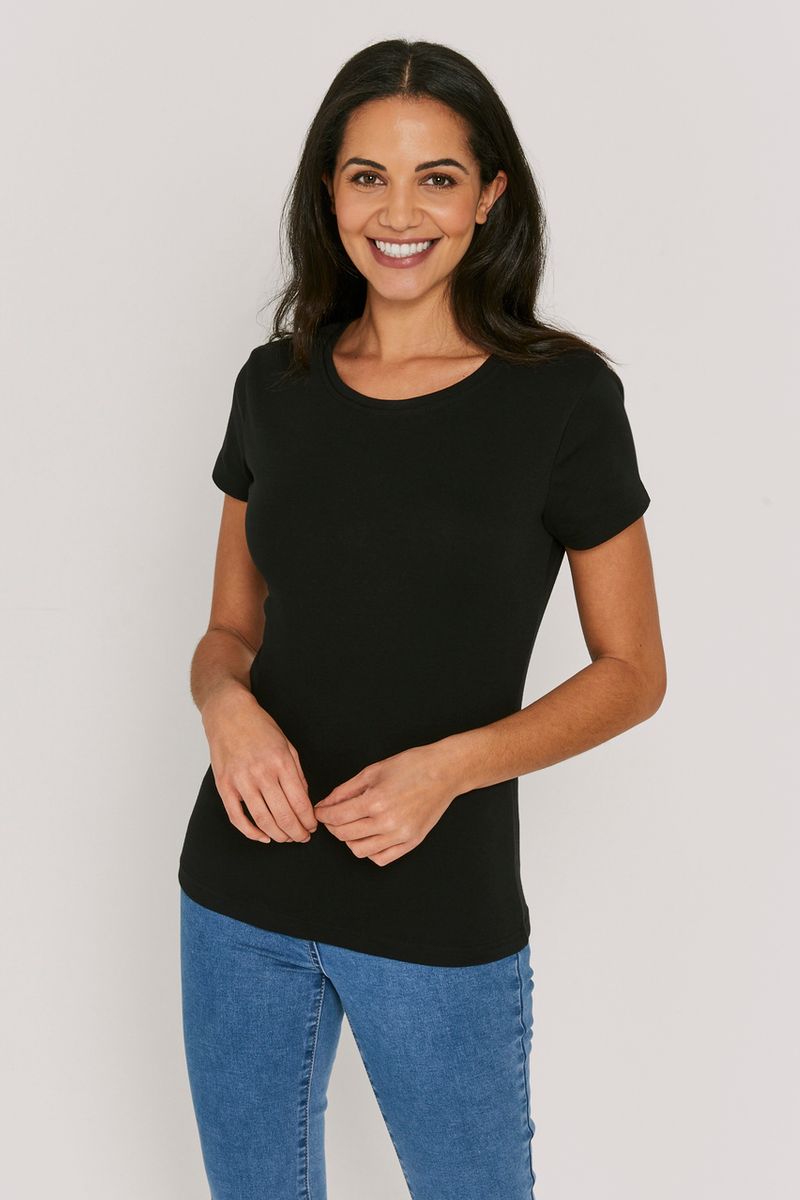 Black Fitted Top