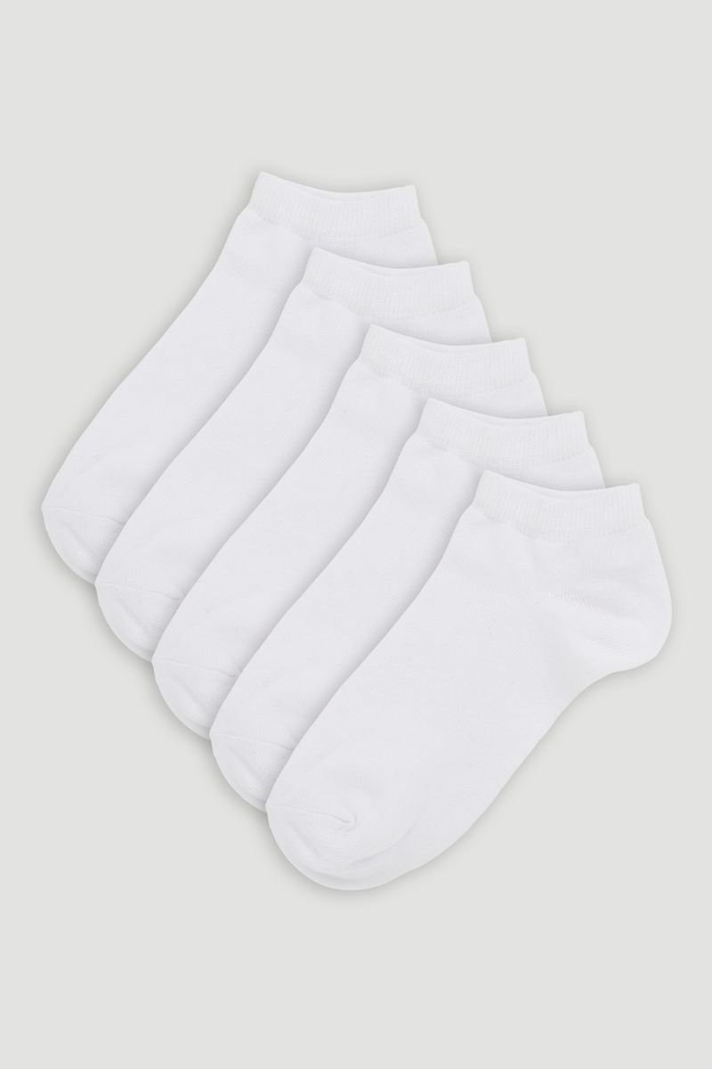ladies white sock trainers