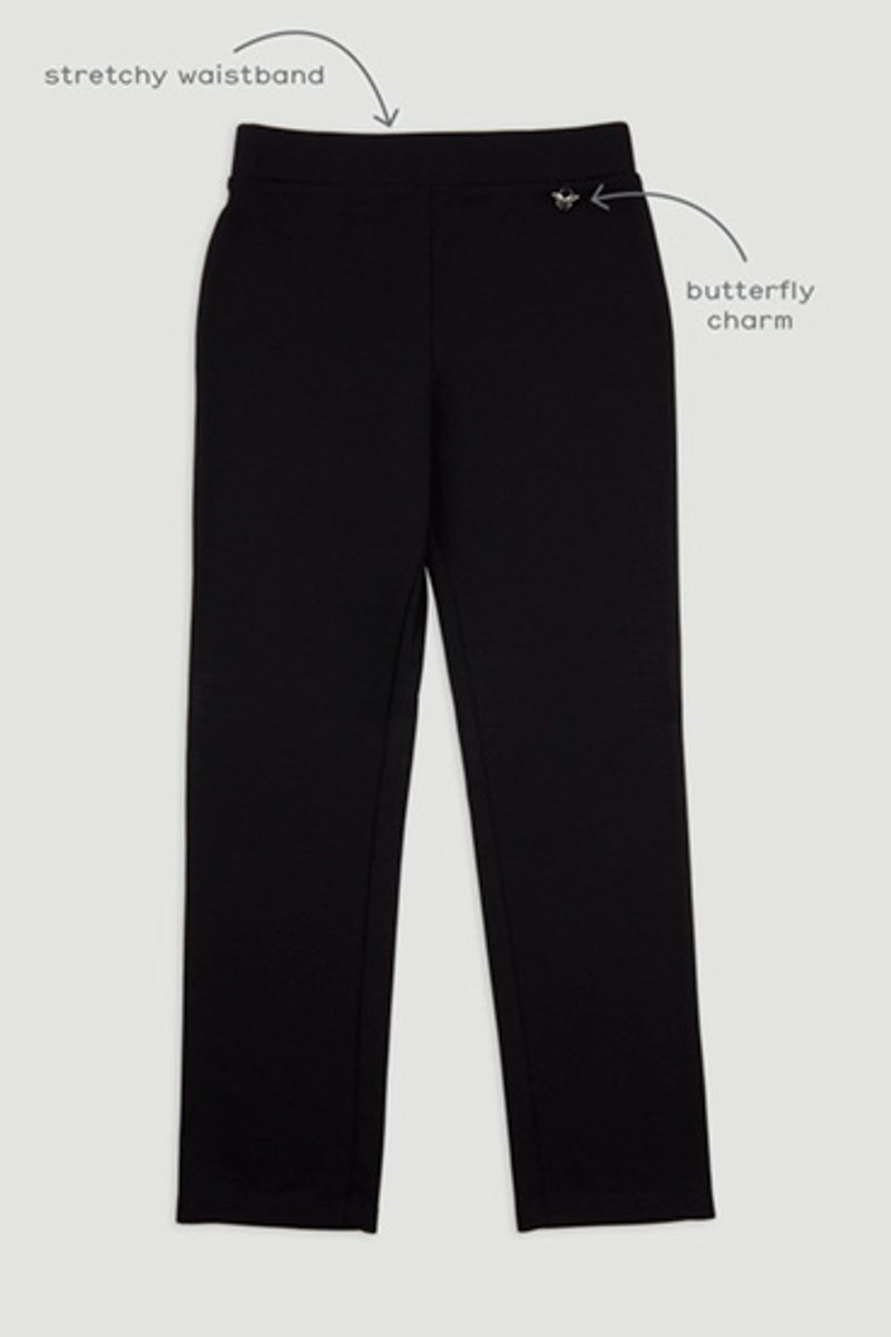 Black Ponte Trousers