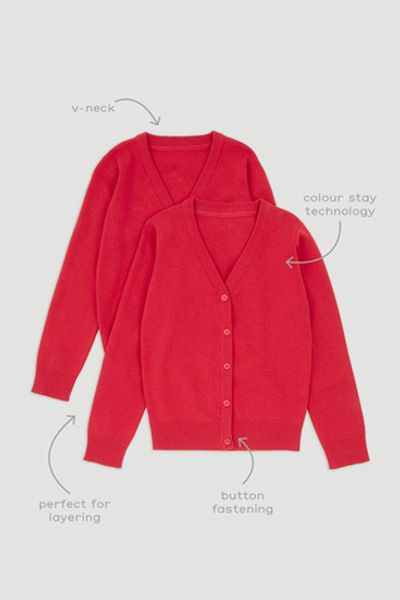 Red 2 Pack Cardigans