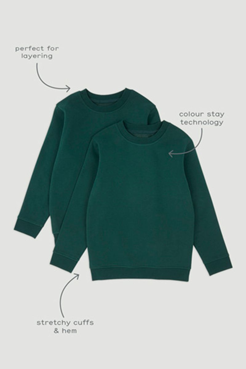 2 Pack Green Sweatshirts