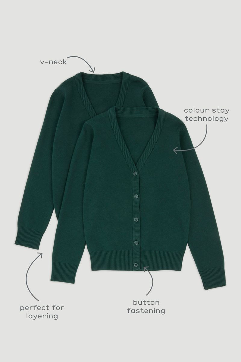 2 Pack Green Cardigans