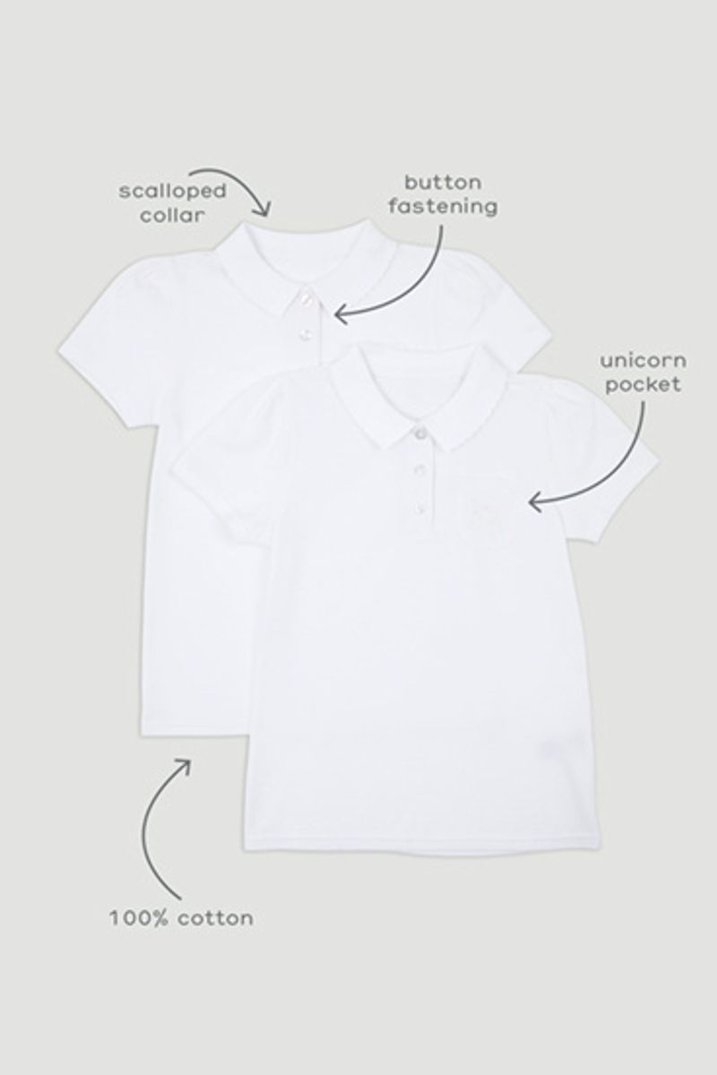 2 Pack Unicorn Polo Shirts