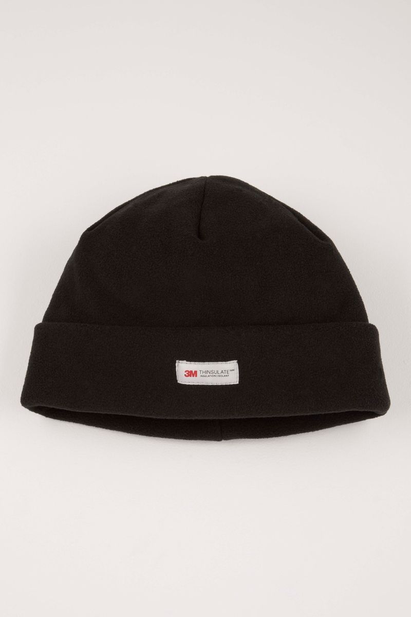 Thinsulate Black Fleece Hat