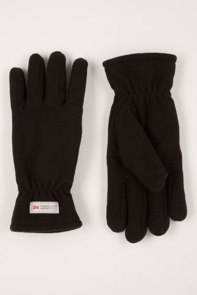 Thinsulate Black Fleece gloves