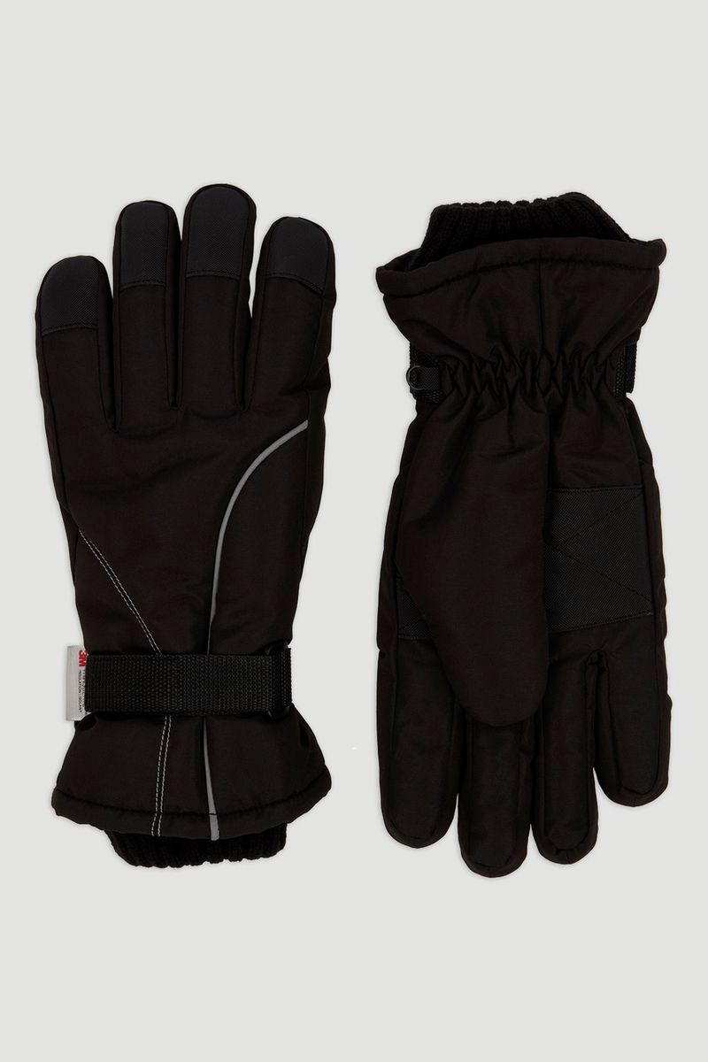 Thinsulate Black Ski Glove