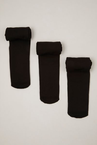 3 Pack Opaque Black tights