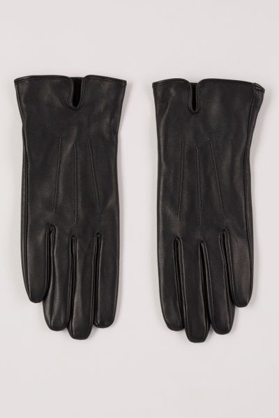 Black Leather Womens gloves