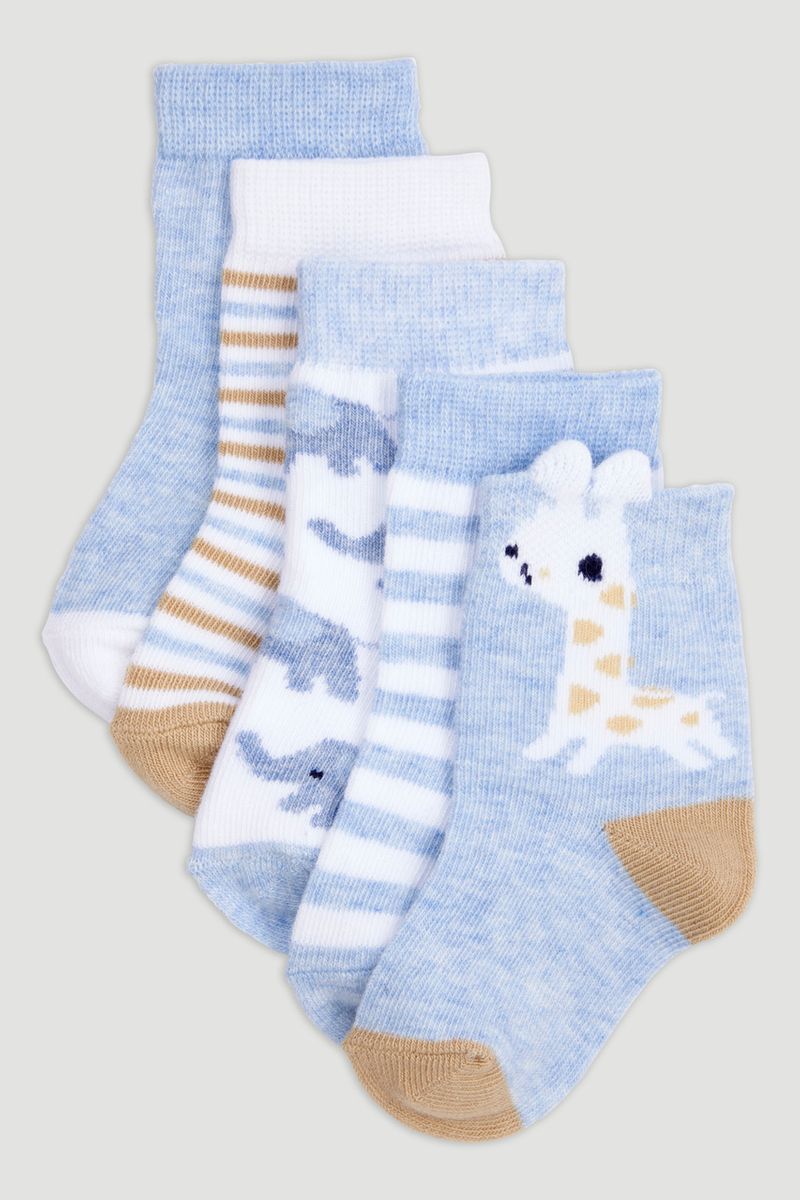 5 Pack Giraffe Socks