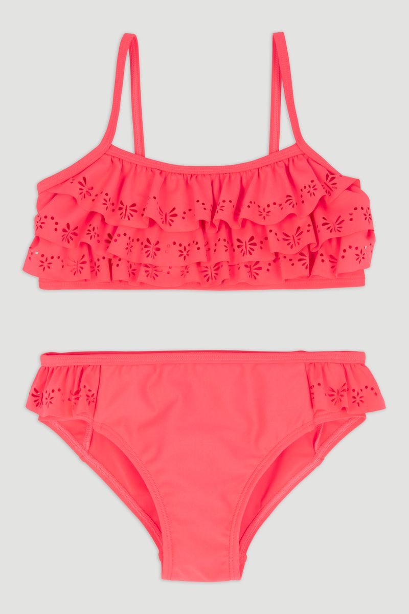 Pink Laser Cut Bikini