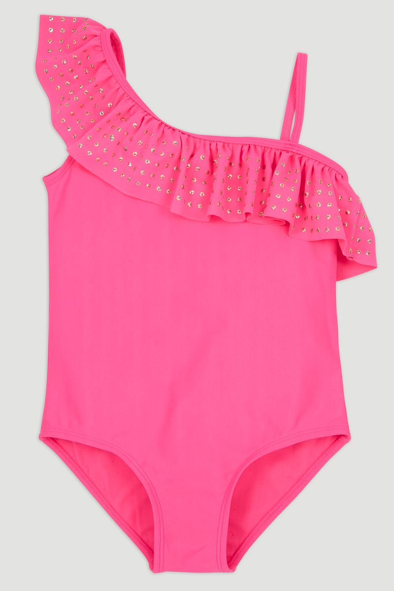 Sequin Frill Swimsuit