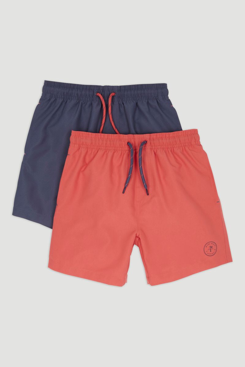 2 Pack Swim Shorts 1-14yrs