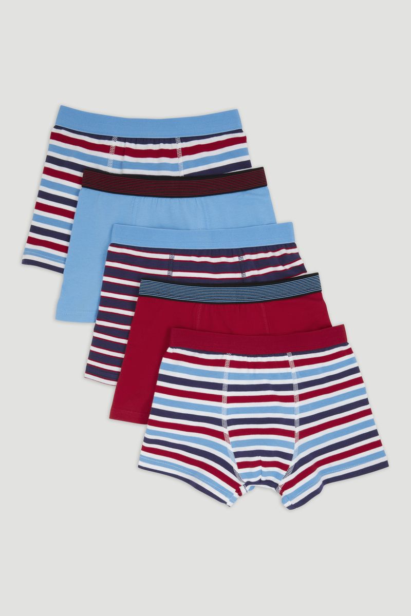 5 Pack Bright Stripe Trunks