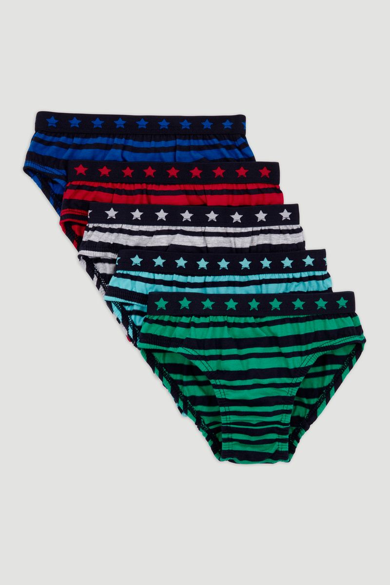 5 Pack Stars & Stripes Briefs