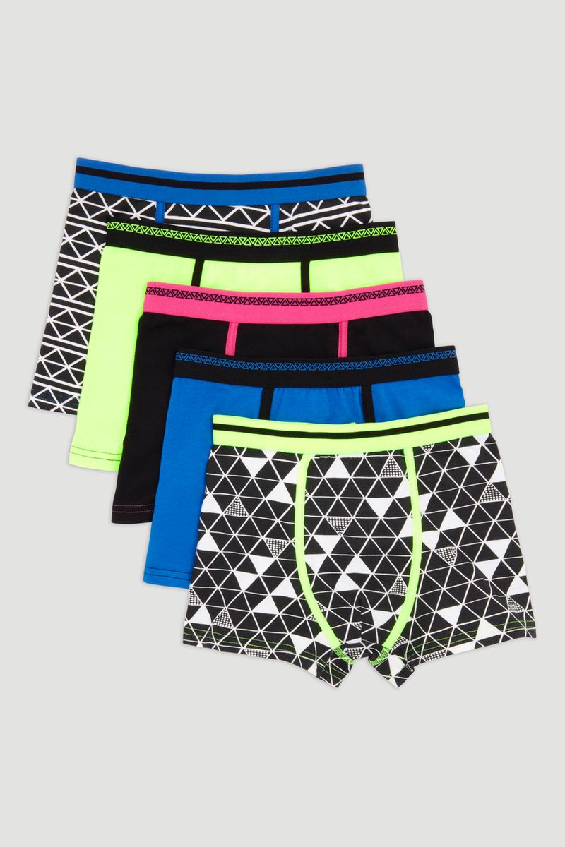 5 Pack Neon Trunks