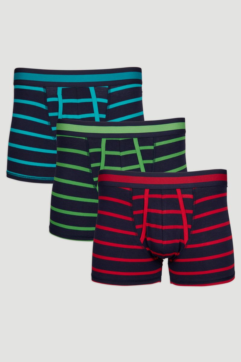 3 Pack Stripe Trunks