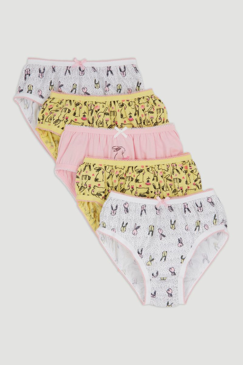 5 Pack Bunny Briefs