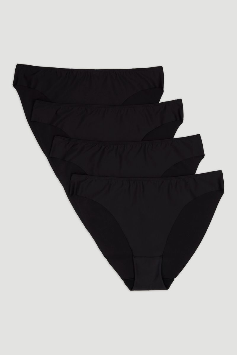 4 Pack High Leg Briefs