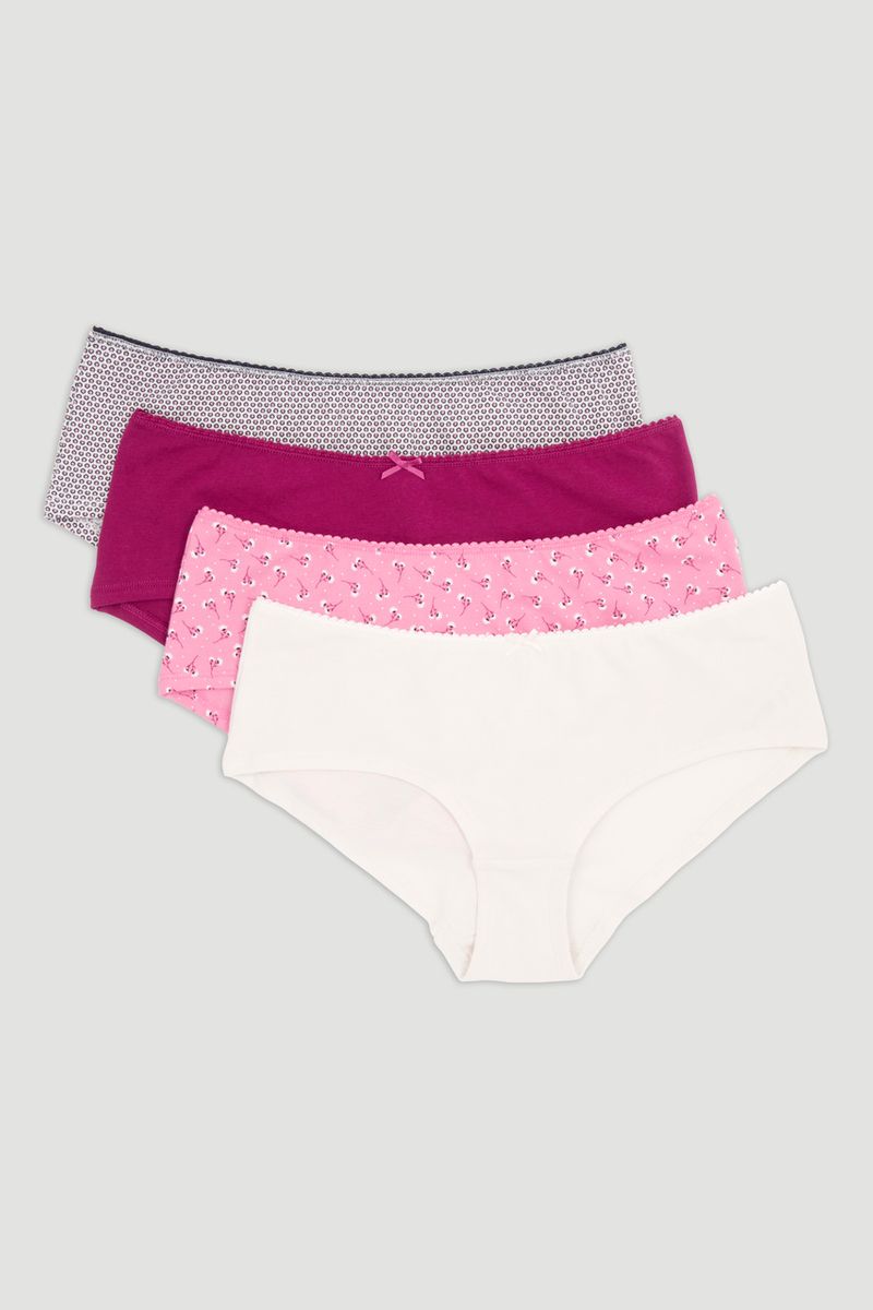 4 Pack Print Shorts