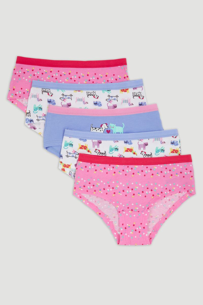5 Pack Animal Boyshorts