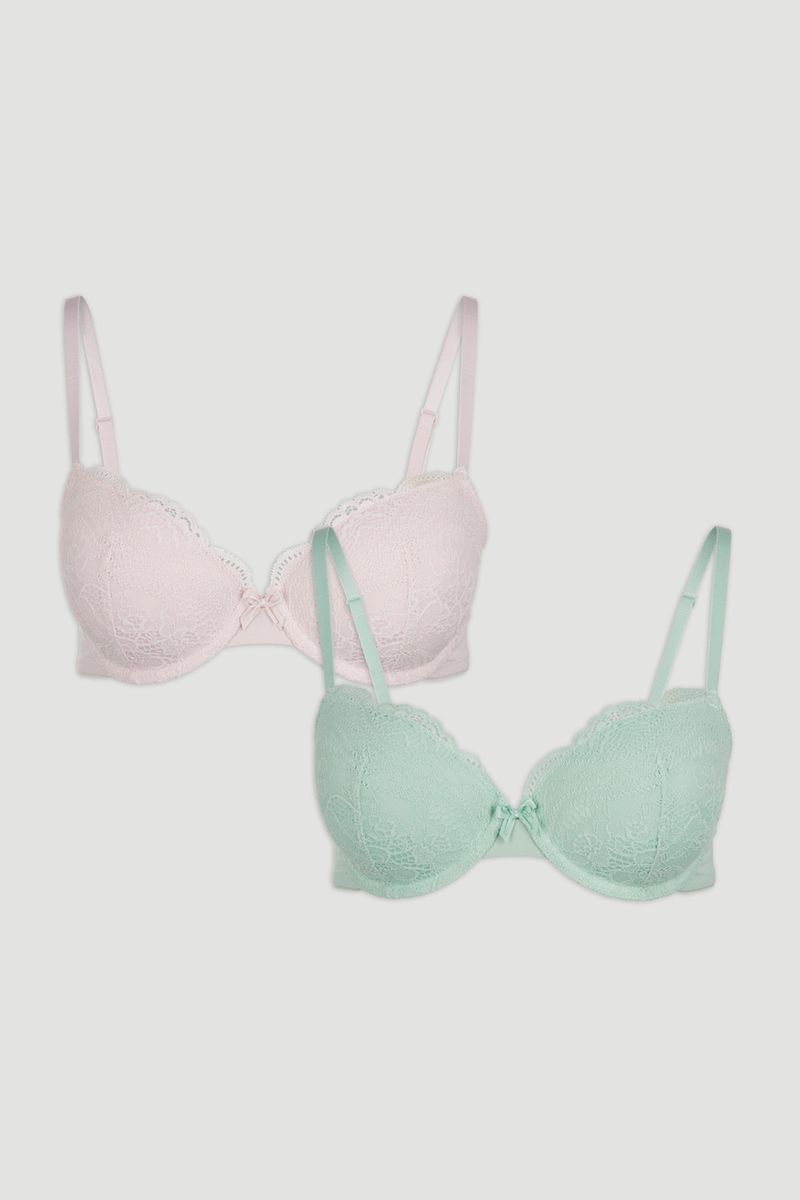 2 Pack Jade Mint T-Shirt Bras