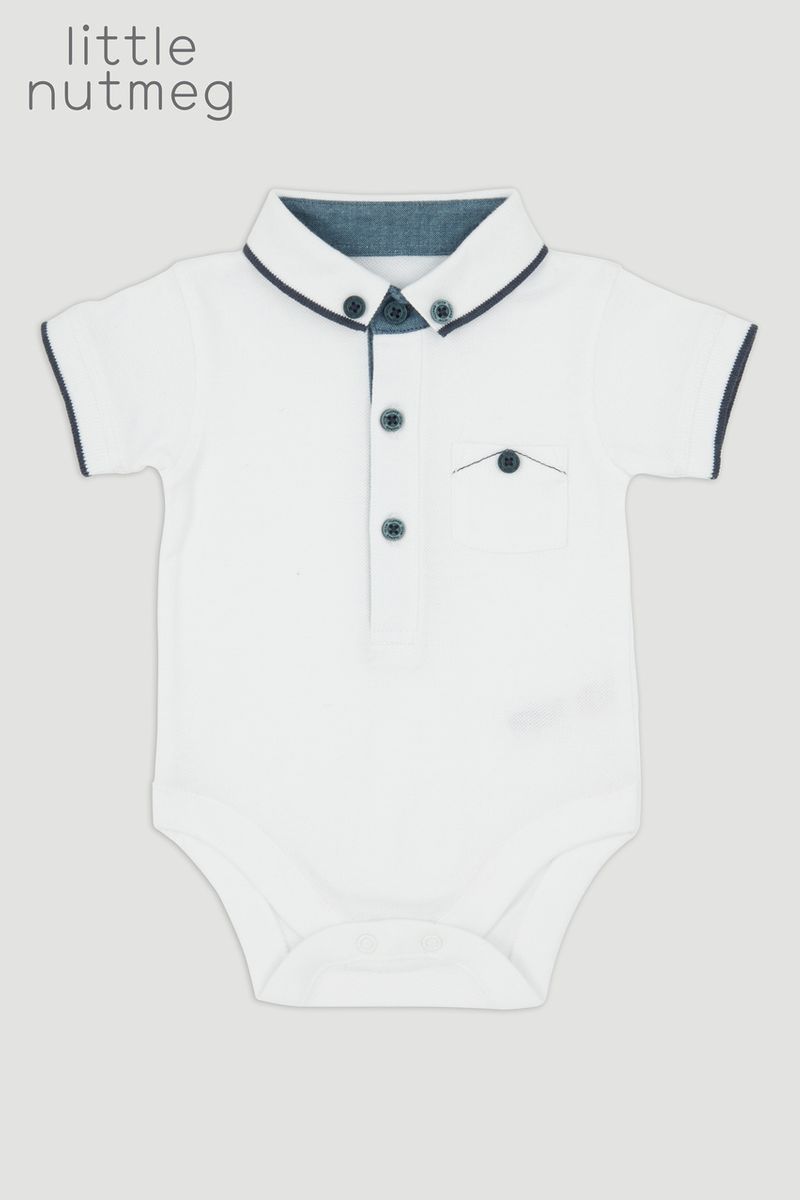 Little Nutmeg Polo Shirt Bodysuit