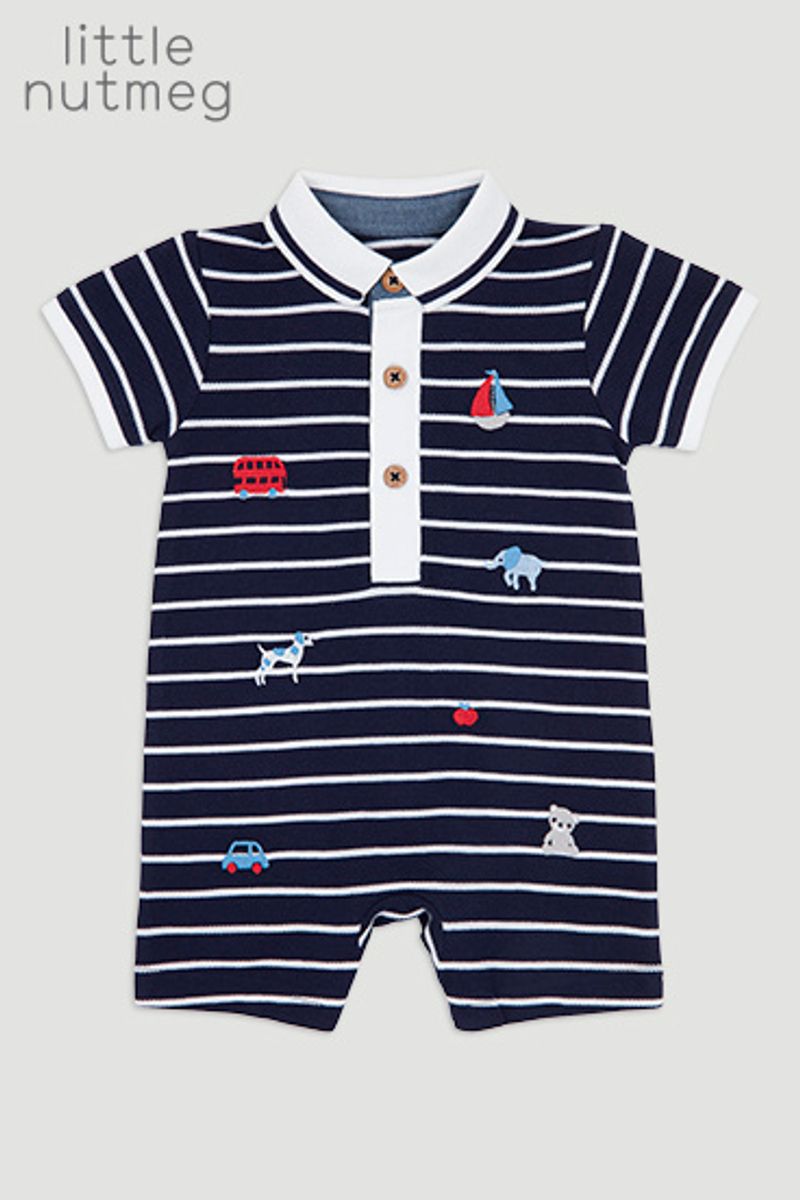 Little Nutmeg Nautical Romper
