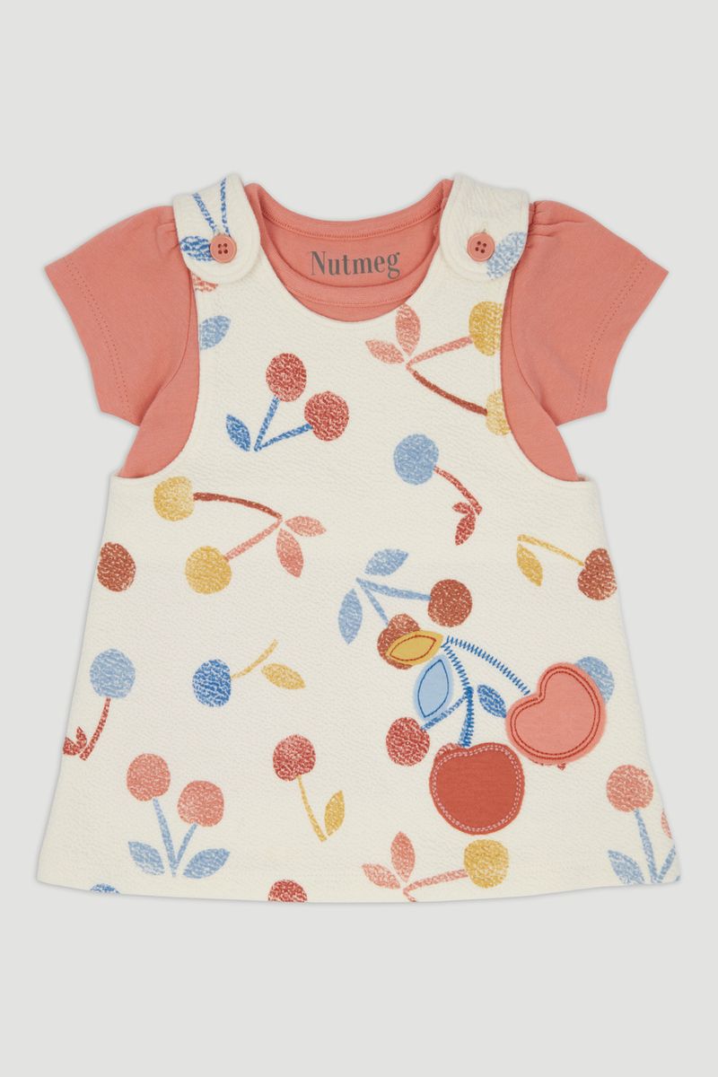 Cherry Pinafore Set