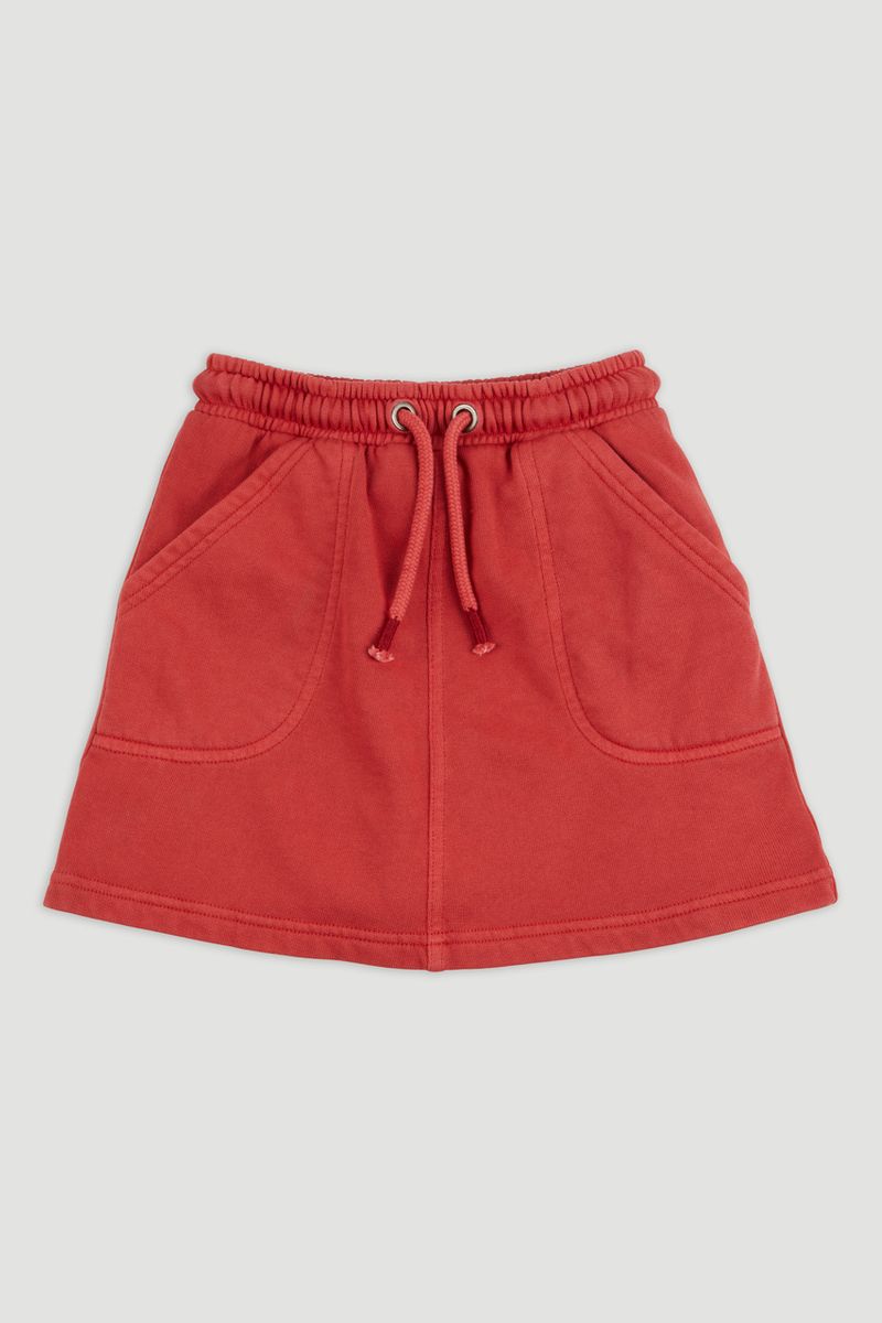 Jersey Red Skirt
