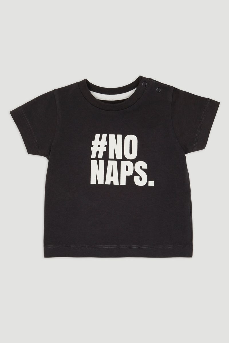 No Naps Slogan T-Shirt