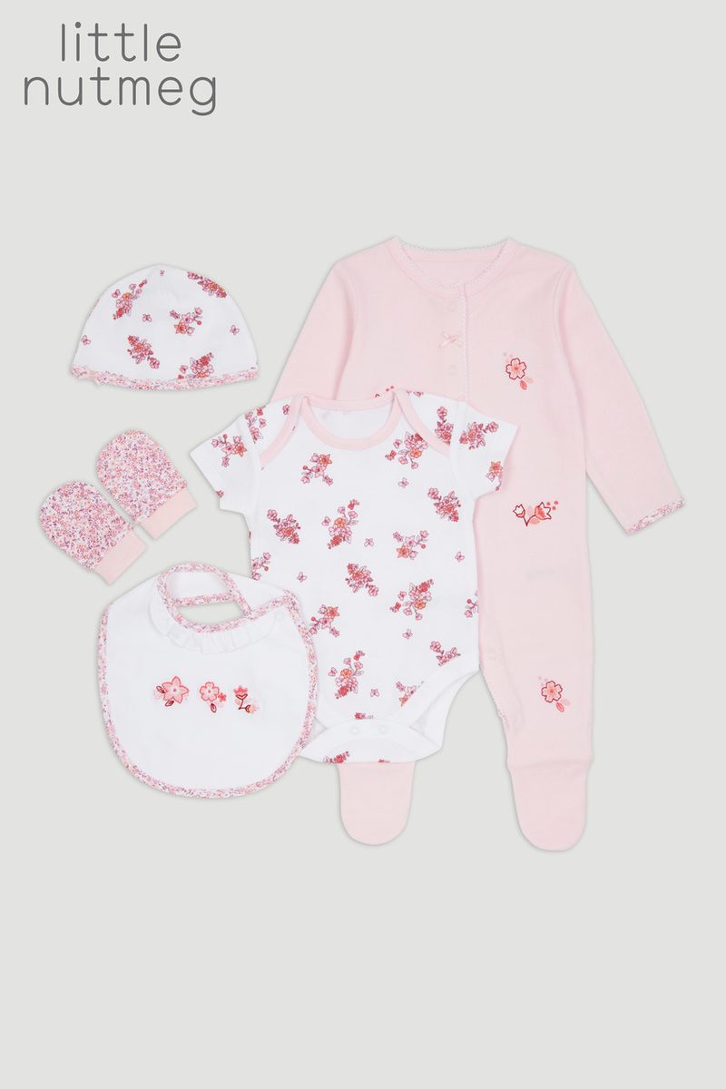 Little Nutmeg 5 Piece Pink Starter Set