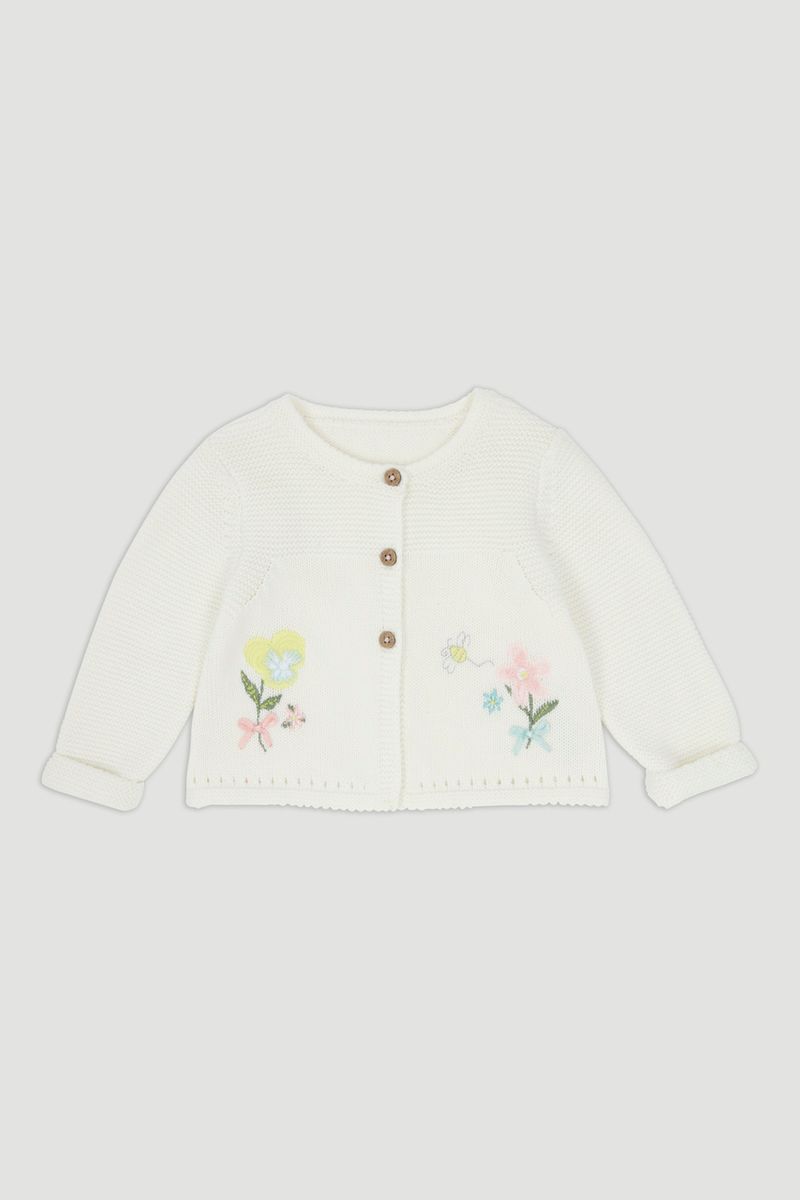 Embroidered Cardigan