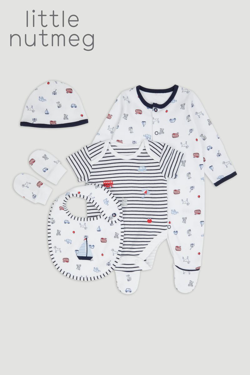 Little Nutmeg 5 Piece Blue Starter Set