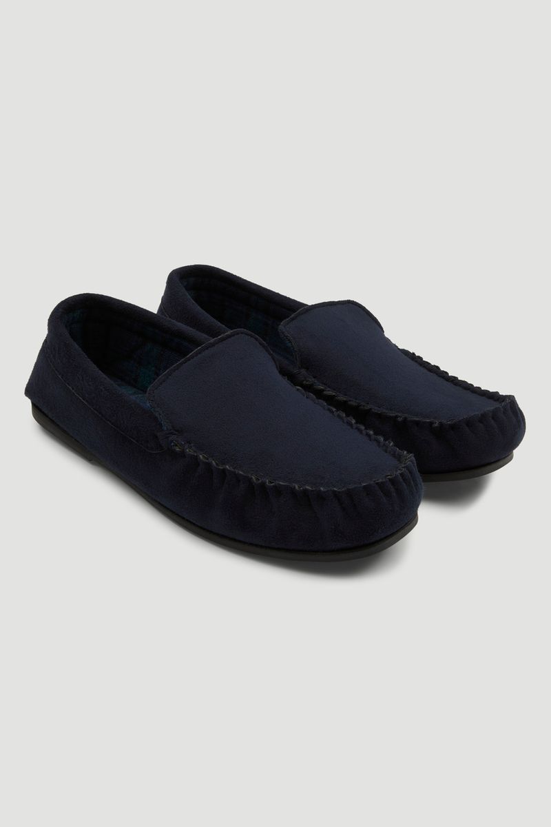 Navy Moccasin