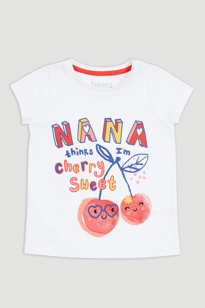 Nana Cherry Slogan T-Shirt
