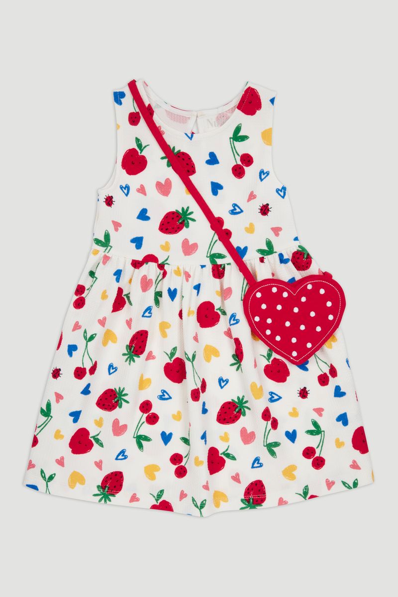 Cherry Dress & Bag 1-10yrs