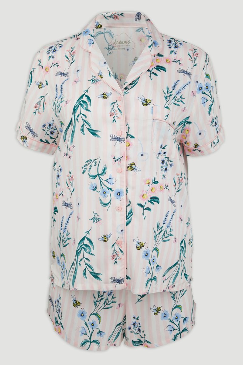 Pink Floral Pyjamas
