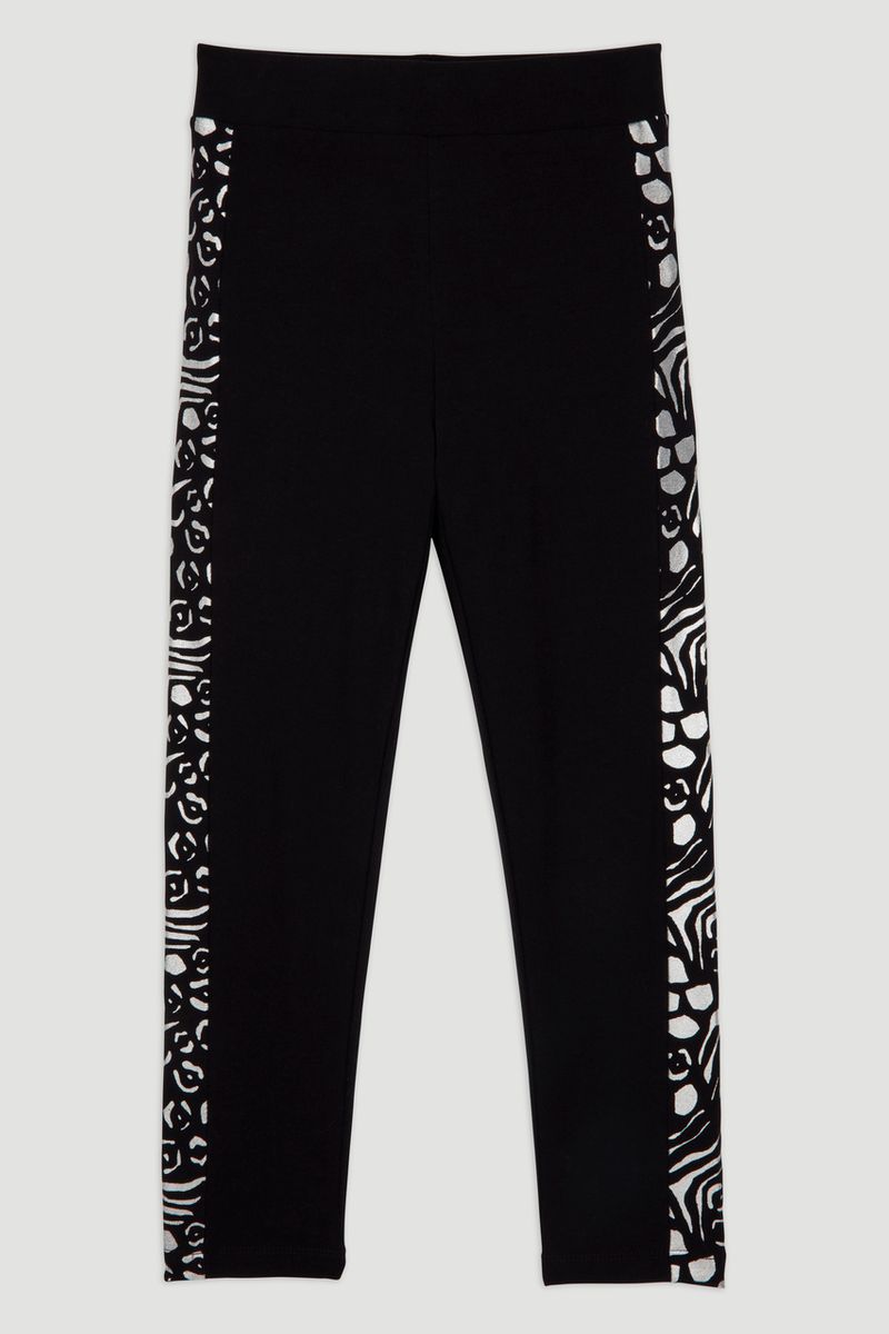 Animal Foil Print Legging