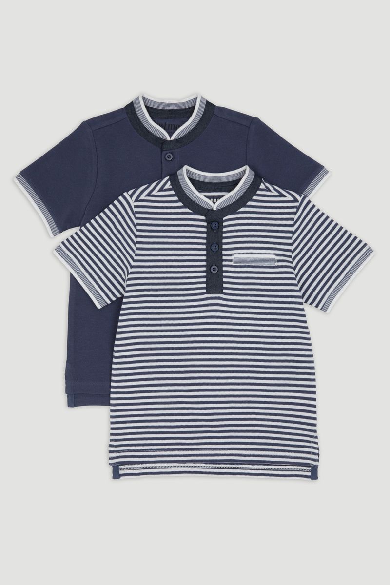 2 Pack Polo Shirts 1-14yrs