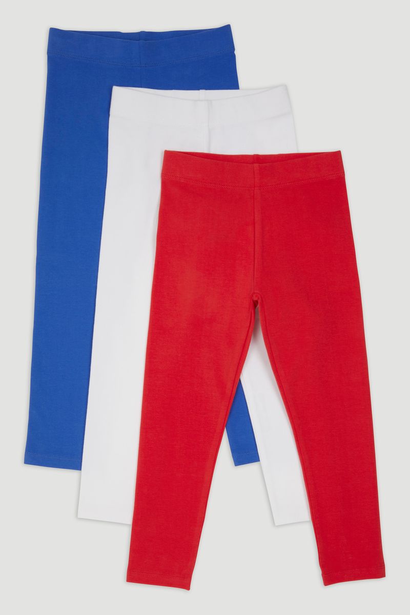 3 Pack Red Leggings