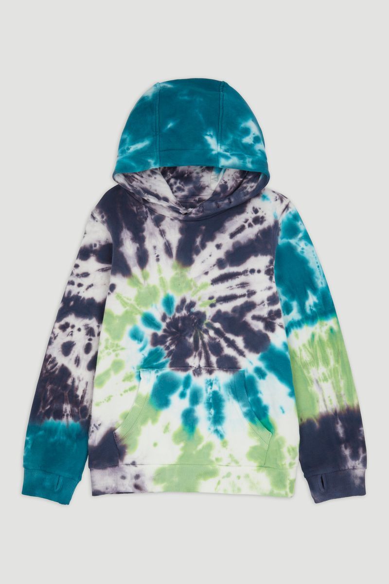 Blue Tie Dye Hoodie