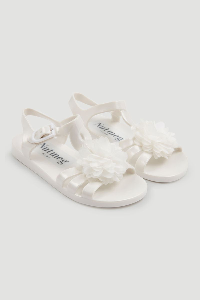Corsage Jelly Sandals