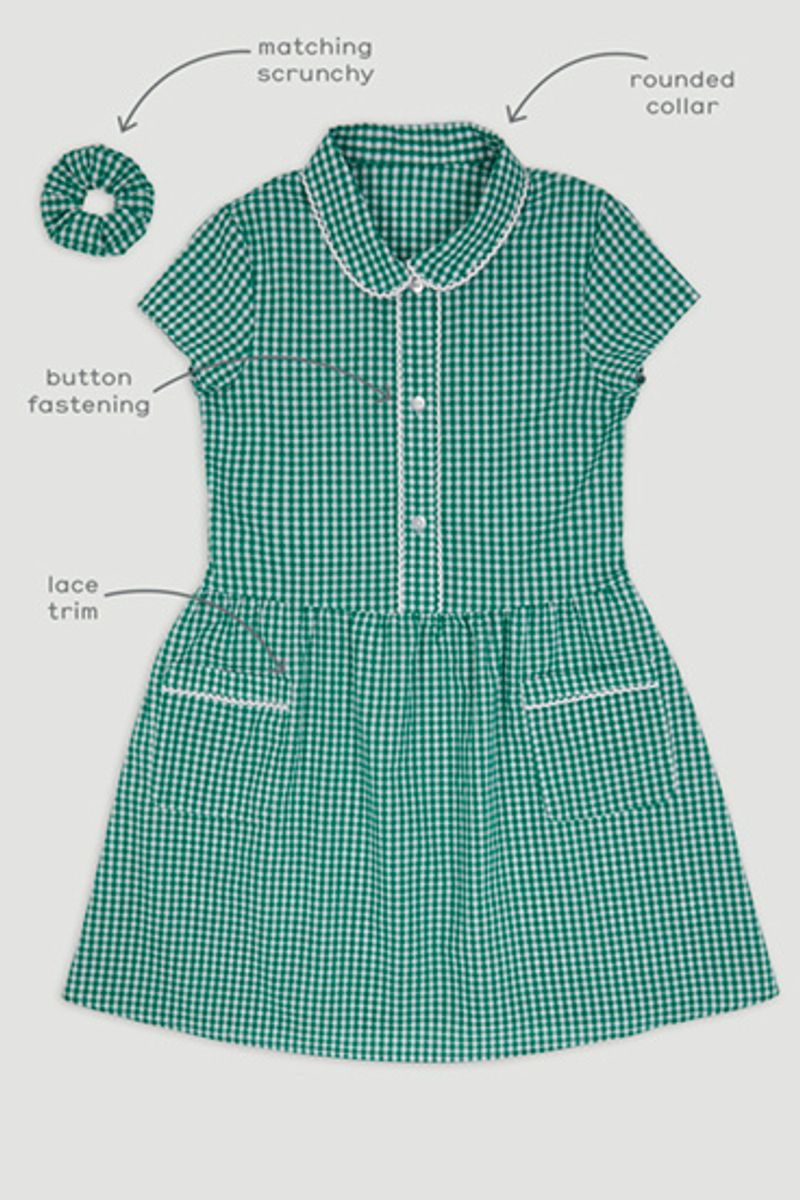 Green Gingham Dress