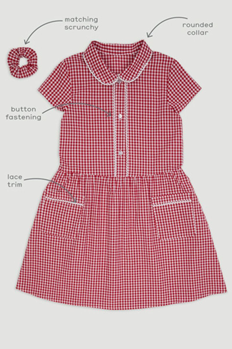 Red Gingham Dress
