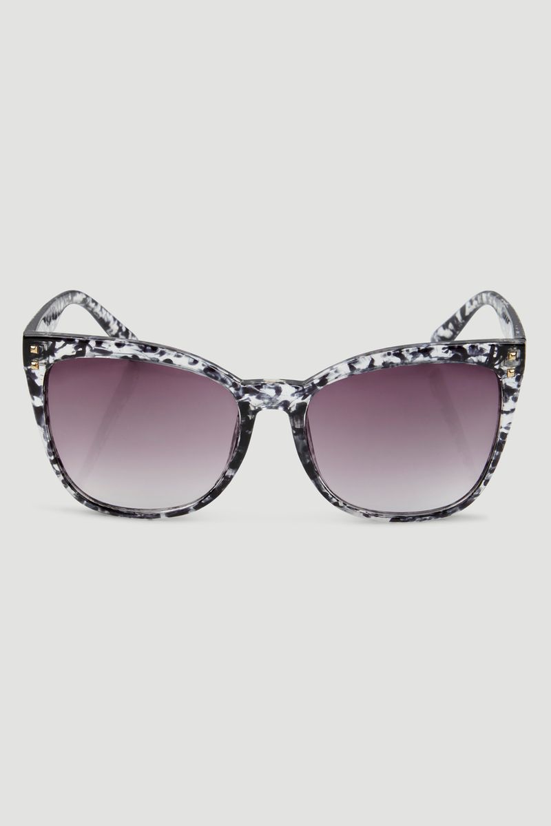 Black & White Printed Sunglasses