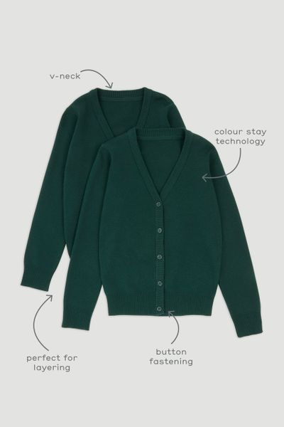 2 Pack Green Cardigans